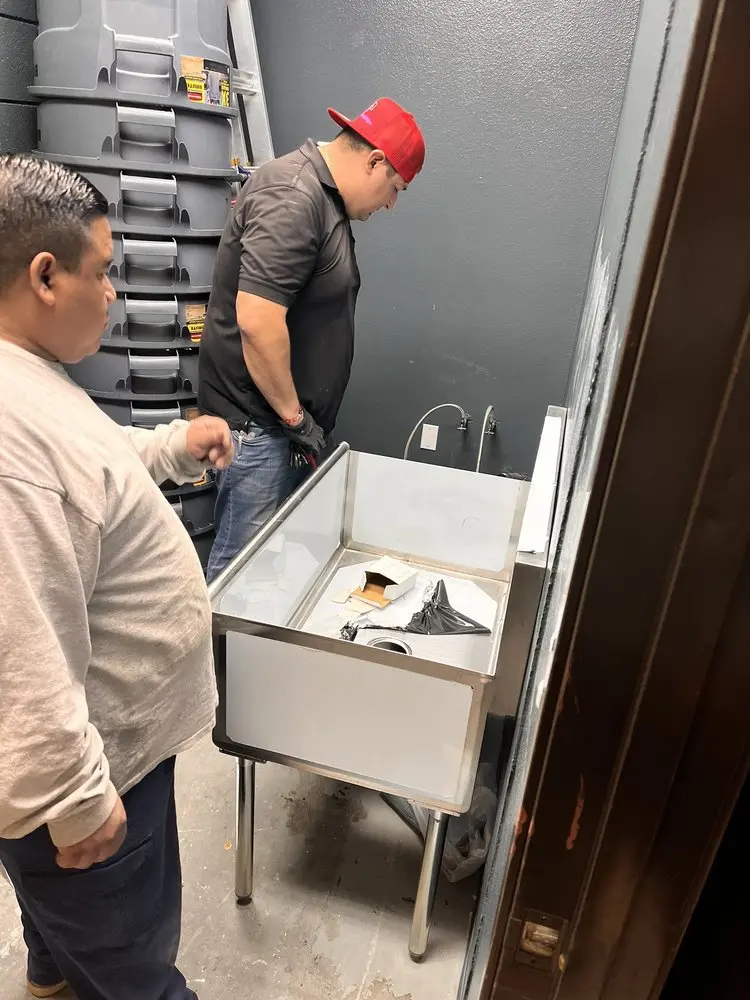 Commercial plumbing and sink installation in Delray Beach